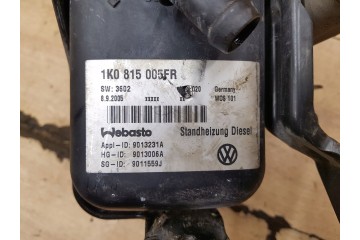 WEBASTO PARKING HEATER THERMO TOP V VW TOURAN 2 0 TDI Catalog number of the part 1K0815005FR