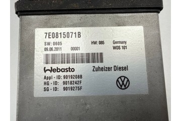 Juego de Llaves WEBASTO VW Amarok 2H 7E0815071B 2011