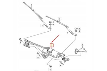 AUDI A4 Allroad Quattro B8 Windscreen Wiper Linkage LHD 8K1955023E NEW GENUINE Car type passenger cars