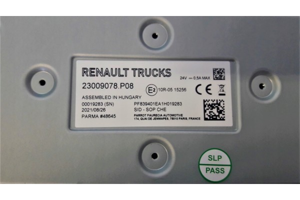 Pantalla de Visualización Renault 23009078