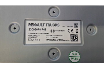 Pantalla de Visualización Renault 23009078