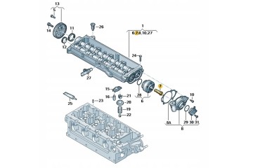 Actuator control valve Part manufacturer Volkswagen OE