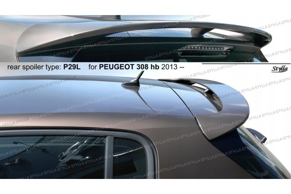 spoiler roof spoiler visor for Peugeot 308 hb MKII MK2 T9 2013 2021