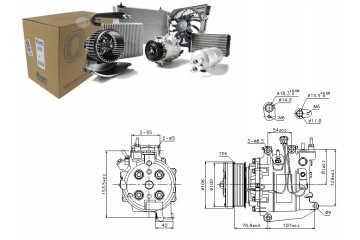 NISSENS AIR CONDITIONING COMPRESSOR HONDA CR V 07 EAN GTIN 5707286355965