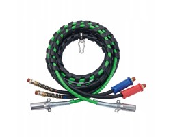 Air hoses for truck 4 57 m 3in1 with ABS 7 pin with accessories