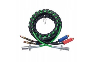 Air hoses for truck 4 57 m 3in1 with ABS 7 pin with accessories