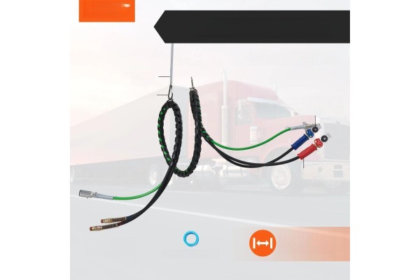 Air hoses for truck 4 57 m 3in1 with ABS 7 pin with accessories Part manufacturer Vevor