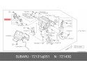 SUBARU LEGACY OBK CONTROLLER PANEL HEATER MOTOR 72131AJ051 ORIGINAL Car type passenger cars