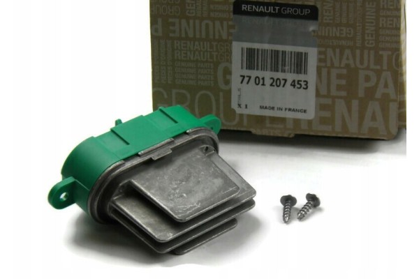 RESISTOR BLOWER RESISTOR RENAULT ESPACE IV ORYG Catalog number of the part 77 01 207 453