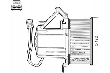 BLOWER AIR SUPPLY FAN DEA02008 DENSO