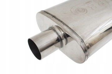Chamber Center Silencer 63 5mm TurboWorks 304SS 355mm Installation side multipurpose