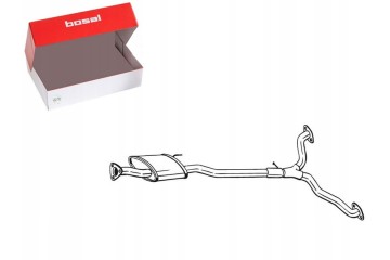 Middle exhaust silencer BOSAL BOS285 387 Quality of parts according to GVO Q original with factory logo OEM OES