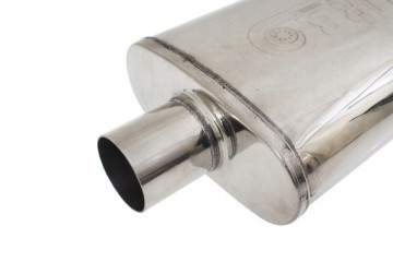 Chamber Center Silencer 70mm TurboWorks 304SS 355mm Installation side multipurpose