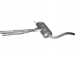 POLMO SILENCER POLMOSTROW 01 00ALU MIDDLE AUDI A6 2 4 2 8 97 05