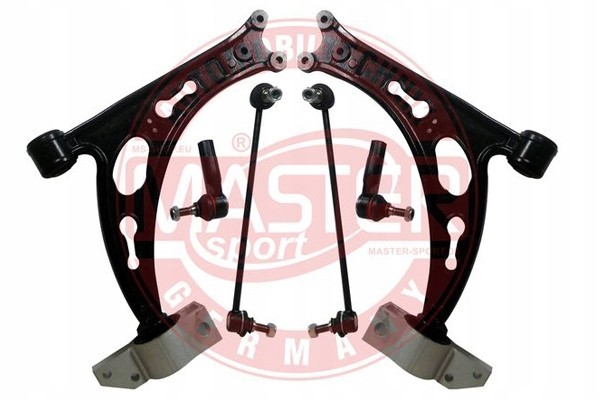 Control arm x2 FRONT SET Audi A3 8P1 VW Golf V Golf Plus Part manufacturer Master Sport Germany