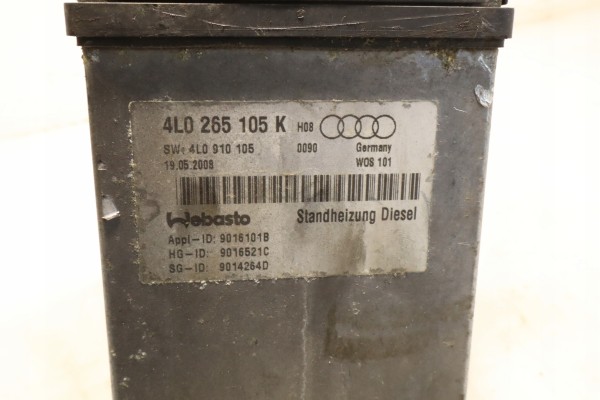 WEBASTO AUDI Q7 AND 4 2TDI 4L0265105K Version European