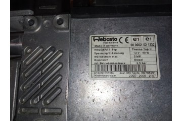 Webasto Thermo Top C 5kW DIESEL set dedicated to Opel Vectra C Catalog number of the part zestaw webasto opel vectra c