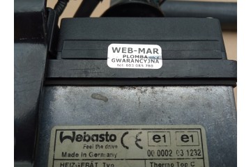 Kit dedicado Webasto Thermo Top C 5kW Diésel para Opel Vectra C
