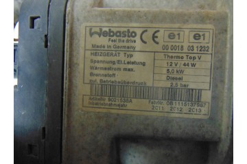 Calefactor Webasto Thermo Top V 1K0815007CD para VW Golf VI 1.6 TDI