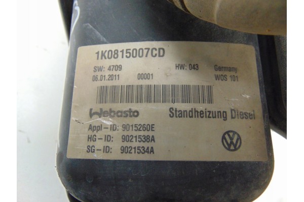 Calefactor Webasto Thermo Top V 1K0815007CD para VW Golf VI 1.6 TDI