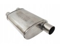 Silencer for throttle TurboWorks 51mm 304SS Installation side multipurpose