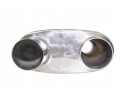 Silencer for throttle TurboWorks 76mm 304SS Catalog number of the part 5903713143574