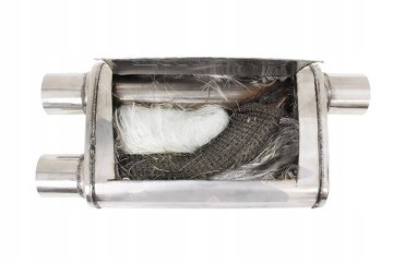 Silencer for throttle TurboWorks 76mm 304SS Quality of parts according to GVO Q original with factory logo OEM OES