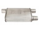 Silencer for throttle TurboWorks 76mm 304SS Product weight with unit packaging 2 kg