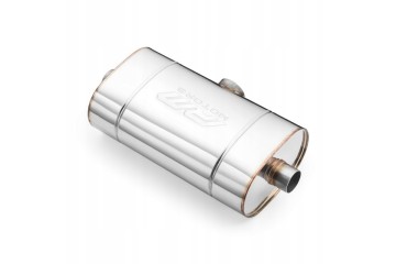 RM MOTORS TRANSVERSE MUFFLER 1x76mm 2x63mm 50cm Catalog number of the part E502 76 500