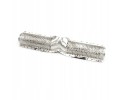 RM MOTORS TRANSVERSE MUFFLER 1x76mm 2x63mm 50cm Car type passenger cars