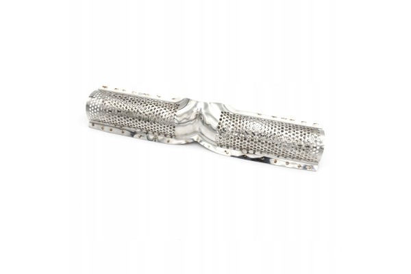 RM MOTORS TRANSVERSE MUFFLER 1x76mm 2x63mm 50cm Car type passenger cars