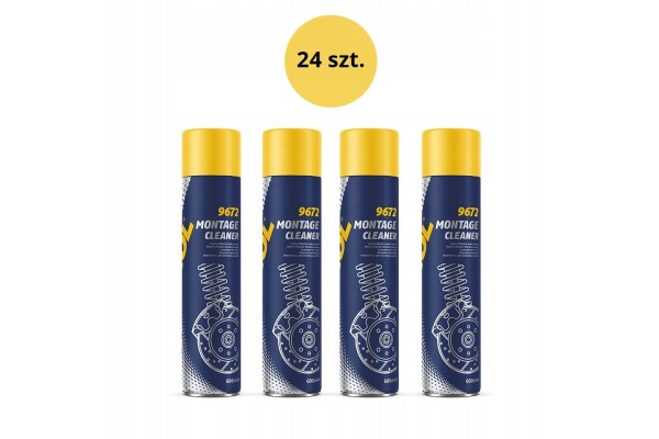 MANNOL MONTAGE CLEANER PREPARATION FOR DEGREASING BRAKES 600ML 9672 KA