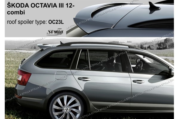 spoiler roof spoiler for SKODA OCTAVIA COMBI KOMBI MK3 MKIII 2012 19 OC23 Catalog number of the part OC23