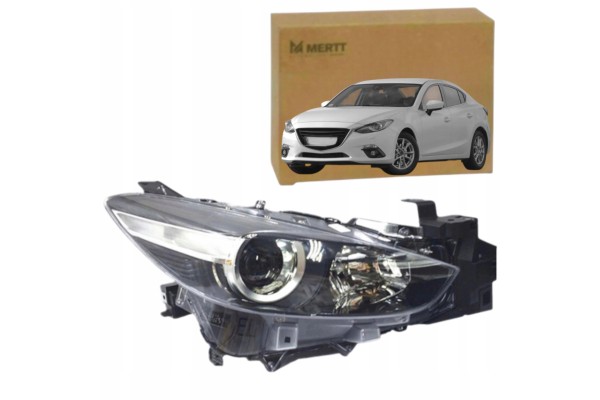 LIFT HEADLIGHT LAMP RIGHT BACS51030 MAZDA 3 BM 2017 Part manufacturer Mertt
