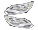 FORD FOCUS 2011 2014 HEADLIGHT FRONT LAMP LEFT RIGHT SILVER