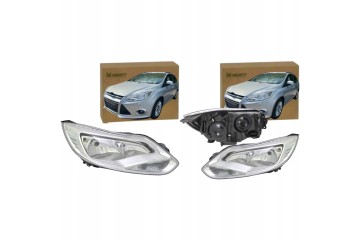 FORD FOCUS 2011 2014 HEADLIGHT FRONT LAMP LEFT RIGHT SILVER Part manufacturer Mertt
