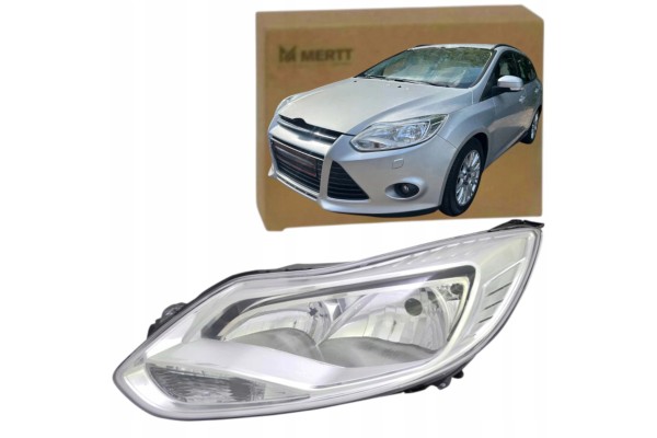 FORD FOCUS 2011 2014 HEADLIGHT FRONT LAMP LEFT RIGHT SILVER Type of low beam headlights traditional halogen