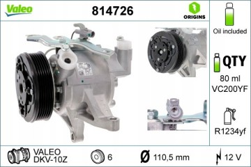 Compressor air conditioning VALEO 814726 Car type passenger cars