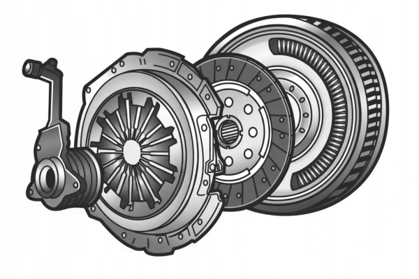CLUTCH SET DISC FLYWHEEL SCREW PRESSURE