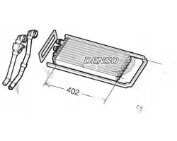 Intercambiador de calor calefactor DENSO DRR12101