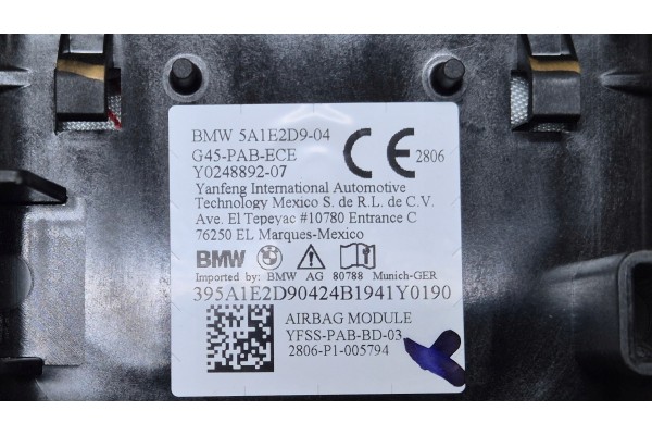 Airbag de pasajero para tablero BMW X3 G45 2024- iX3 NA5 2025 versión