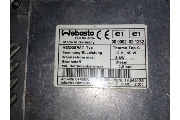 Controlador Webasto Diesel GSM con Monitorización de Temperatura Ther