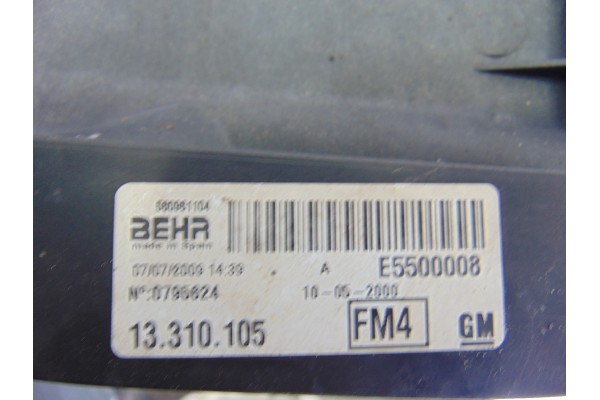  ELECTROVENTILADOR OPEL CORSA D Cosmo 2009 202767 OPEL - 1