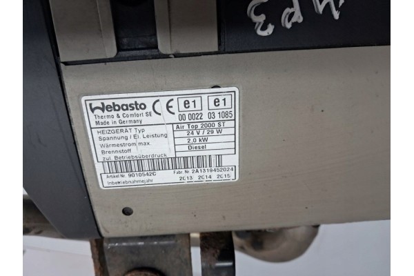 Calefactor estacionario Webasto Air Top 2000 ST para Mercedes Actros M