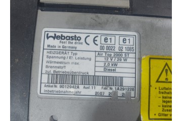 Calefactor estacionario Webasto 9012942A