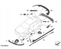 Original mudguard cover left carbon Performance BMW X5 G05 LCI Part manufacturer BMW OE