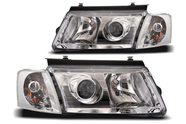 LENTICULAR LAMP HEADLIGHTS VOLKSWAGEN VW PASSAT B5 97 00 H7 H7 DEPO CHROME Part manufacturer Depo