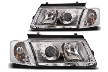 LENTICULAR LAMP HEADLIGHTS VOLKSWAGEN VW PASSAT B5 97 00 H7 H7 DEPO CHROME Part manufacturer Depo