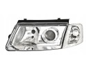 LENTICULAR LAMP HEADLIGHTS VOLKSWAGEN VW PASSAT B5 97 00 H7 H7 DEPO CHROME Installation side left right