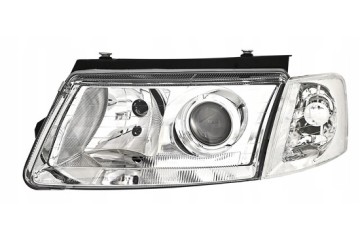 LENTICULAR LAMP HEADLIGHTS VOLKSWAGEN VW PASSAT B5 97 00 H7 H7 DEPO CHROME Installation side left right